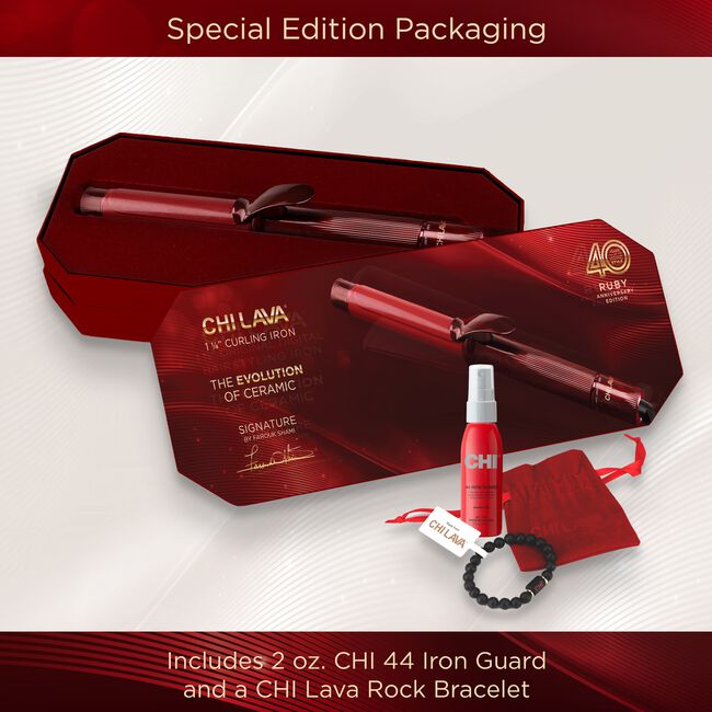 Ruby Lava 1.25 Inch Curling Iron