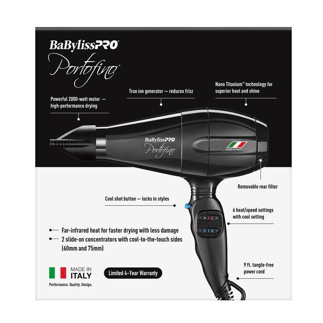 Nano Titanium Black Portofino Dryer