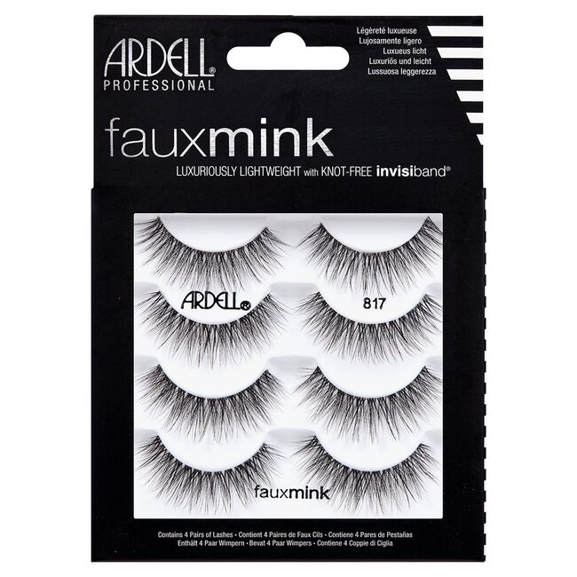 Faux Mink Lashes  #817 - 4 Pack