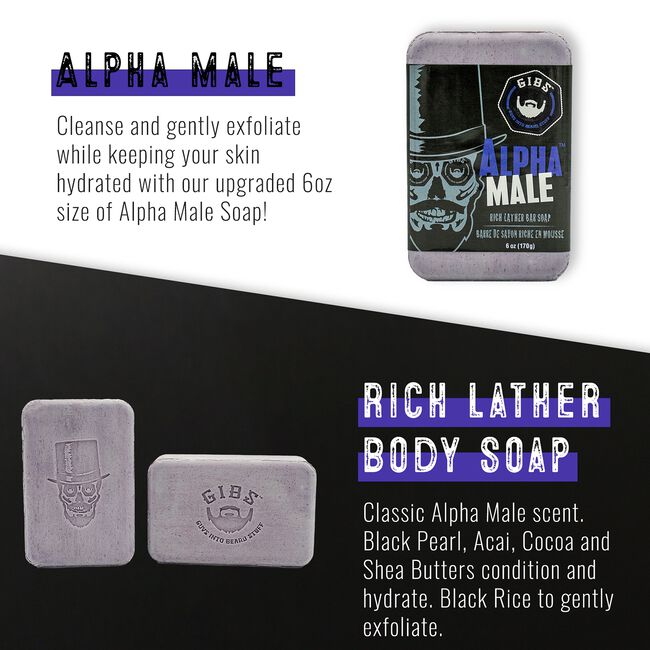 Alpha Male Exfoliating Bar Soap
