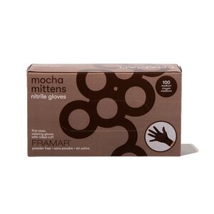 Mocha Mittens Nitrile Gloves