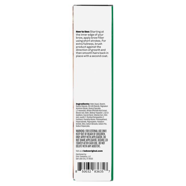 Clear Babe Brow Volumizing Brow Filler