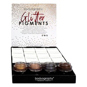 Bodyography Glitter Pigments 16 Piece Display 1
