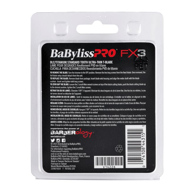FX3 Trimmer Ultra Thin T-Blade