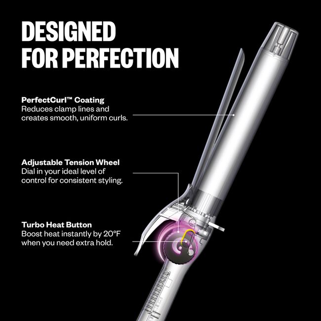 PrecisionGrip Curling Iron