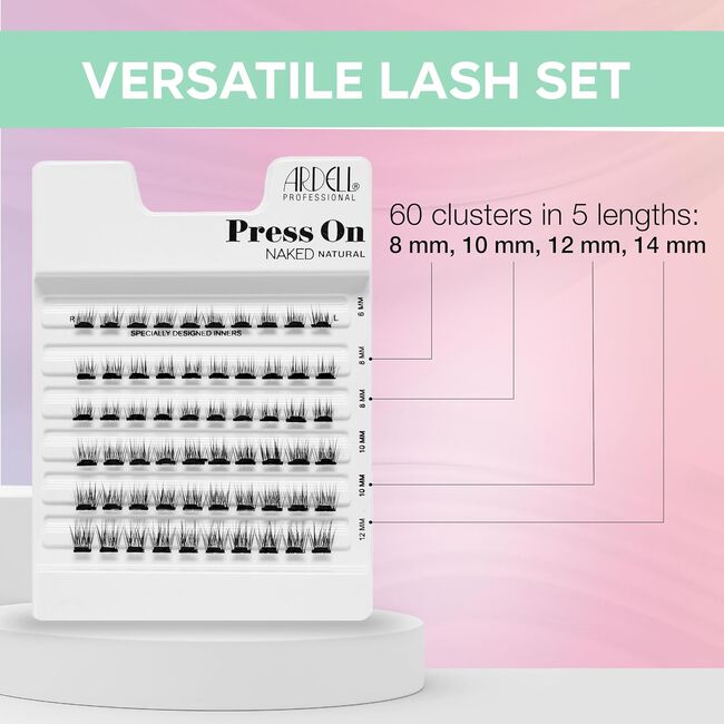 Press On Underlash Extensions Naked Natural