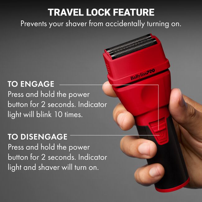 Limited Edition Red CoreFX Foil Shaver