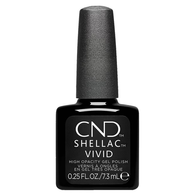 700 Black Tuxedo Shellac Vivid High Opacity Gel Polish