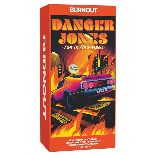 Burnout Orange Semi-Permanent Hair Color