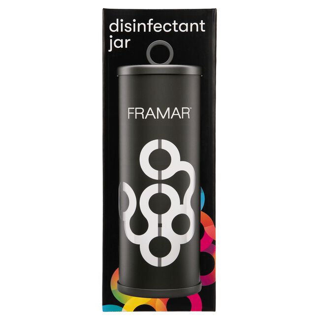 Disinfectant Jar Matte Black