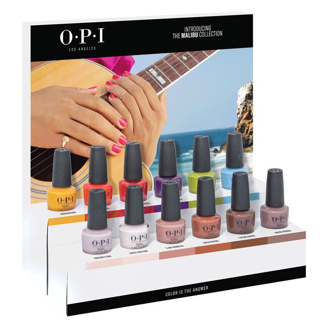 Malibu Collection Nail Lacquer 12 Piece Display
