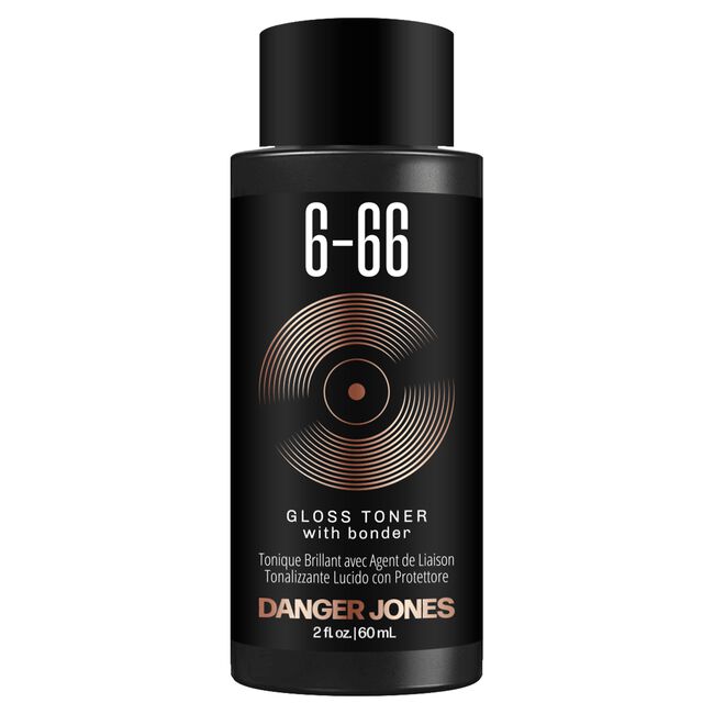 6-66 Red Red Gloss Toner with Bonder Demi-Permanent Hair Color
