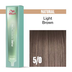5/0 Natural Light Brown Pure Perfection Permanent Hair Color