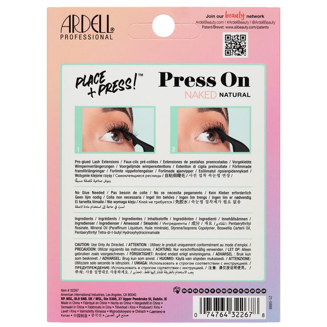 Naked Lash 30 Preglued Press On Natural