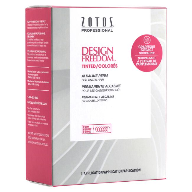 Design Freedom Alkaline Perm for Tinted Hair