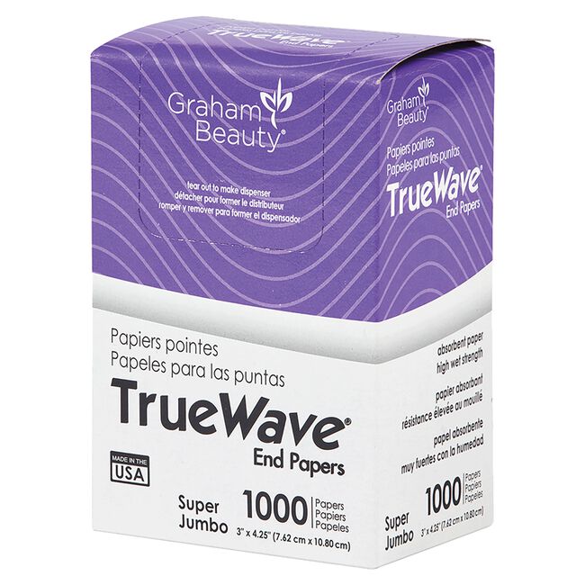 TrueWave Super Jumbo 3 Inch x 4 1/4 Inch End Wraps