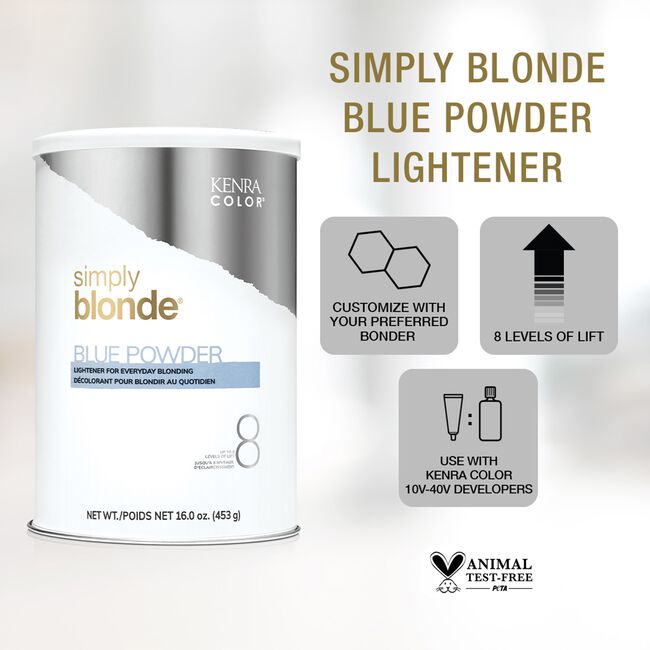 Simply Blonde Blue Powder Lightener