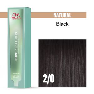 2/0 Natural Black Pure Perfection Permanent Hair Color