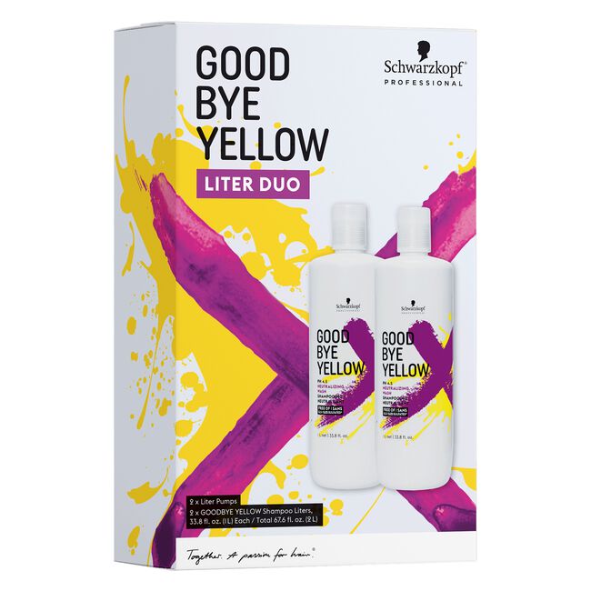 Goodbye Yellow Shampoo Liter Duo,  Liter Pump