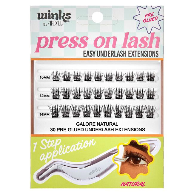 Winks Press on Lash 30 pc Volume + Applicator