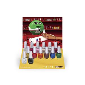 OPI x M&M's Infinite Shine Display