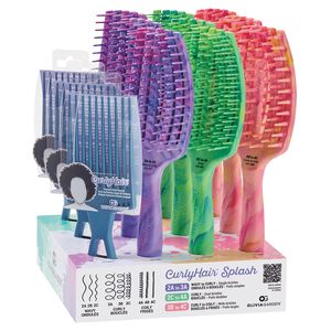 CurlyHair Splash Brush Display