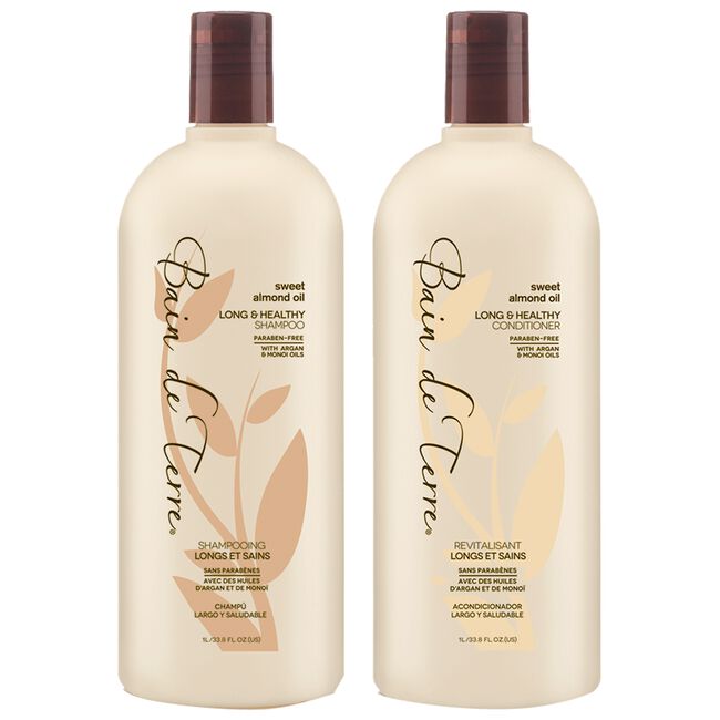 Sweet Almond Oil Long & Healthy Shampoo, Conditioner Duo