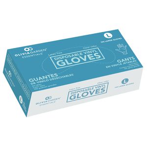 Large Clear Vinyl Gloves