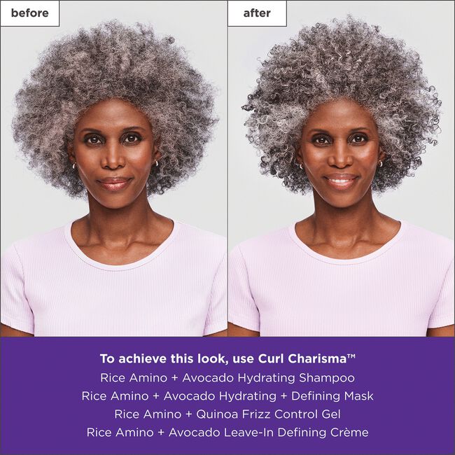 Curl Charisma Rice Amino & Avocado Leave-In Defining Creme