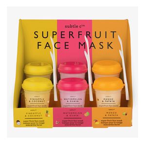 Super Fruit Face Mask 6 Piece  Display