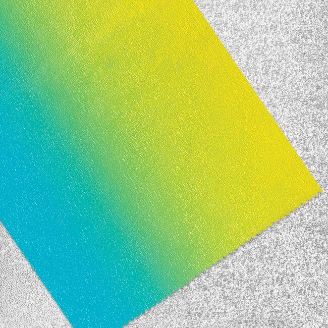 Gradient Blue Yellow Pop Up Foils