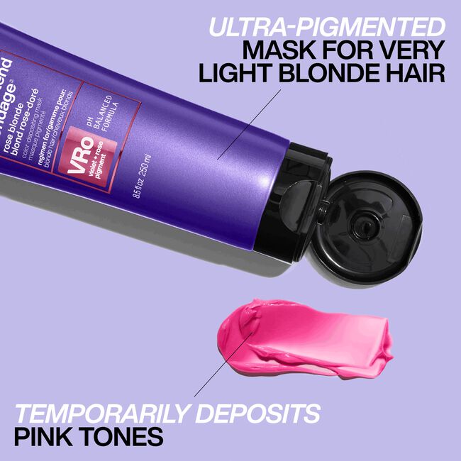 Rose Blonde Color Extend Blondage Color Depositing Mask