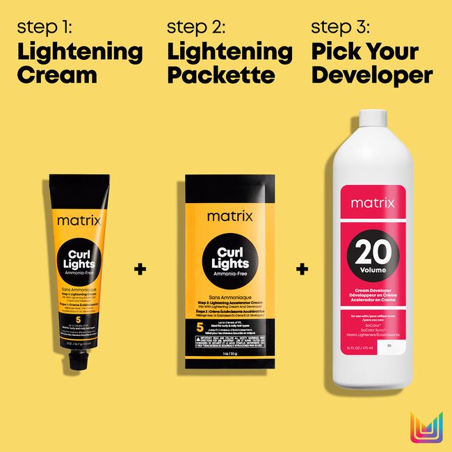 Curl Lights Step 1 Lightening Cream