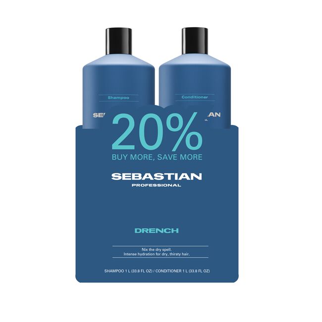 Drench Moisturizing Shampoo & Conditioner Duo
