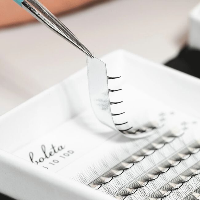 O.G. Lashes: Pre-Made Fans 6D CC 0.05 10mm