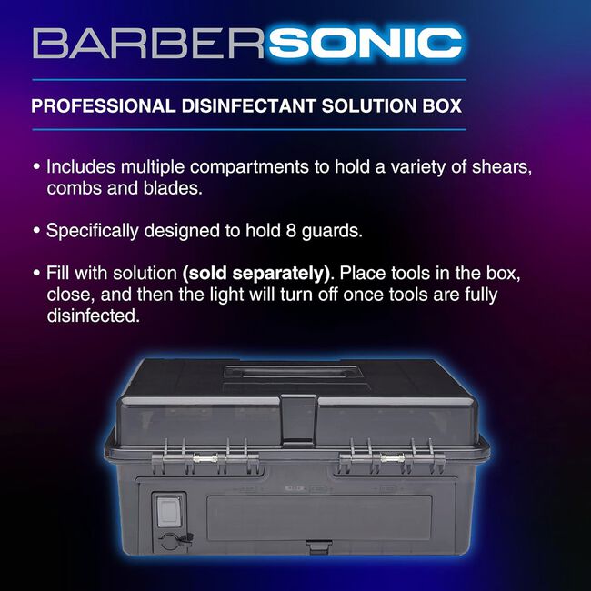 Barbersonic Professional Disinfectant Solution Box