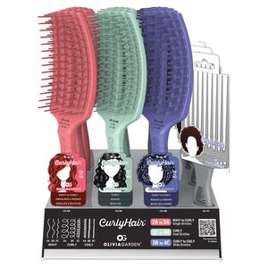 CurlyHair Brush Display