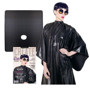 Shimmering All Purpose Cape - Ebony