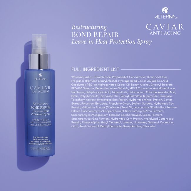 Caviar Anti-Aging Restructuring Bond Repair Leave-in Heat Protection Spray