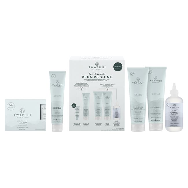 Awapuhi Wild Ginger Best of Awapuhi Repair & Shine Intro Kit