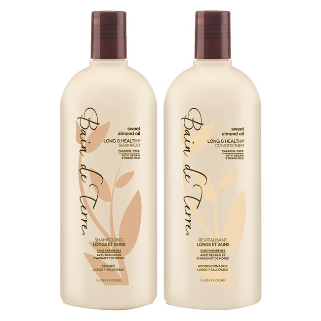 Sweet Almond Oil Shampoo, Conditioner Liter Duo