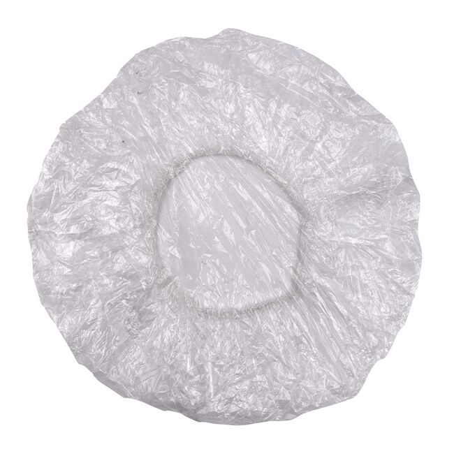 Clear Disposable 100 Count Processing Caps