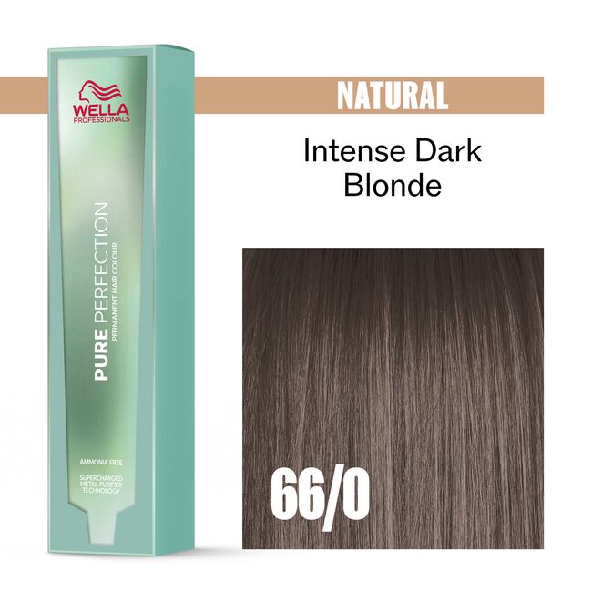 66/0 Natural Intense Dark Blonde Pure Perfection Permanent Hair Color