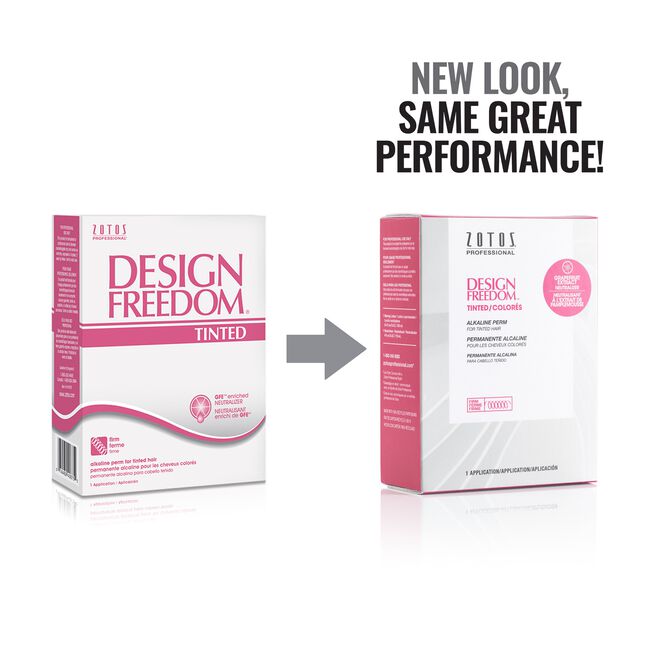 Design Freedom Alkaline Perm for Tinted Hair