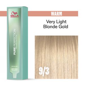 9/3 Warm Very Light Blonde Gold Pure Perfection Permanent Hair Color