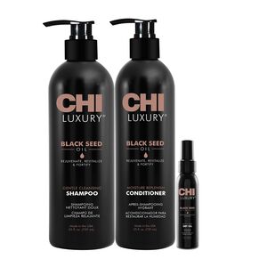 CHI Luxury Black Seed Shampoo, Conditioner, Dry Oil