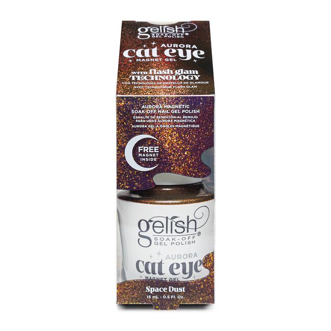 Space Dust Aurora Cat Eye Magnet Soak-Off Gel Polish