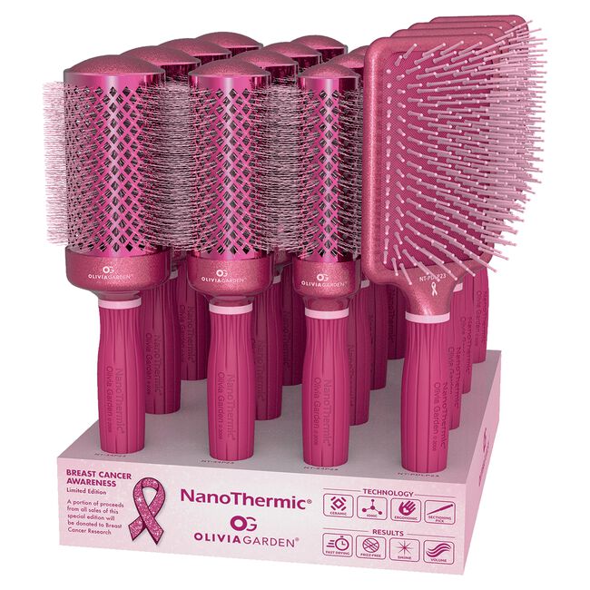 NanoThermic Ceramic + Ion BCA Brush Display