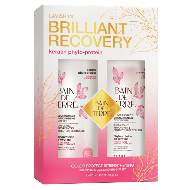 Brilliant Recovery Keratin Phyto-Protein Color Protect Strengthening Shampoo & Conditioner Gift Set