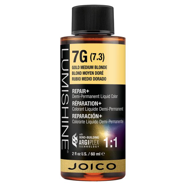 7G Gold Medium Blonde Demi-Permanent Liquid Hair Color